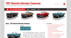 Desktop Screenshot of 1957-chevrolet-alternator-conversion.com